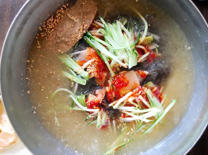 Рецепт холодного корейского супа букогук