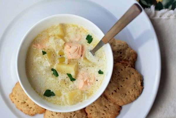 Сливочный суп с форелью - изысканное блюдо
