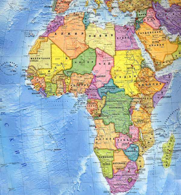 Страны Африки, превосходящие по площади остальные государства. Фото с сайта gturs.com