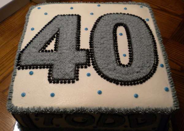 Торт на юбилей 40 лет