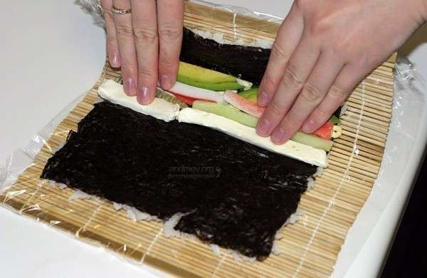 приготовление суши