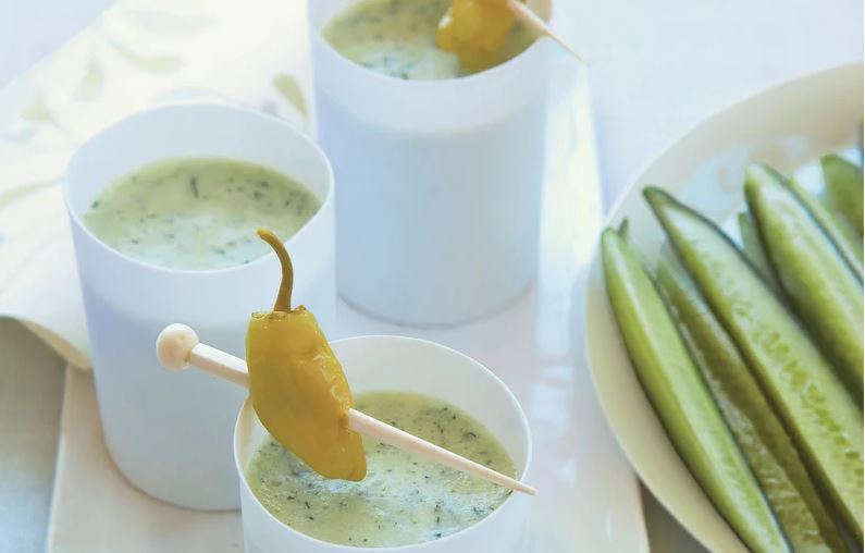 Рецепт огуречного холодного супа с йогуртом