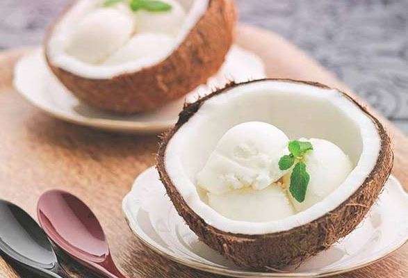 Простой рецепт кокосового мороженого