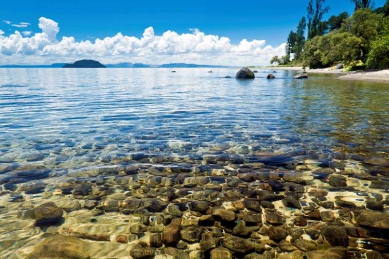 Озеро Таупо. Новая Зеландия