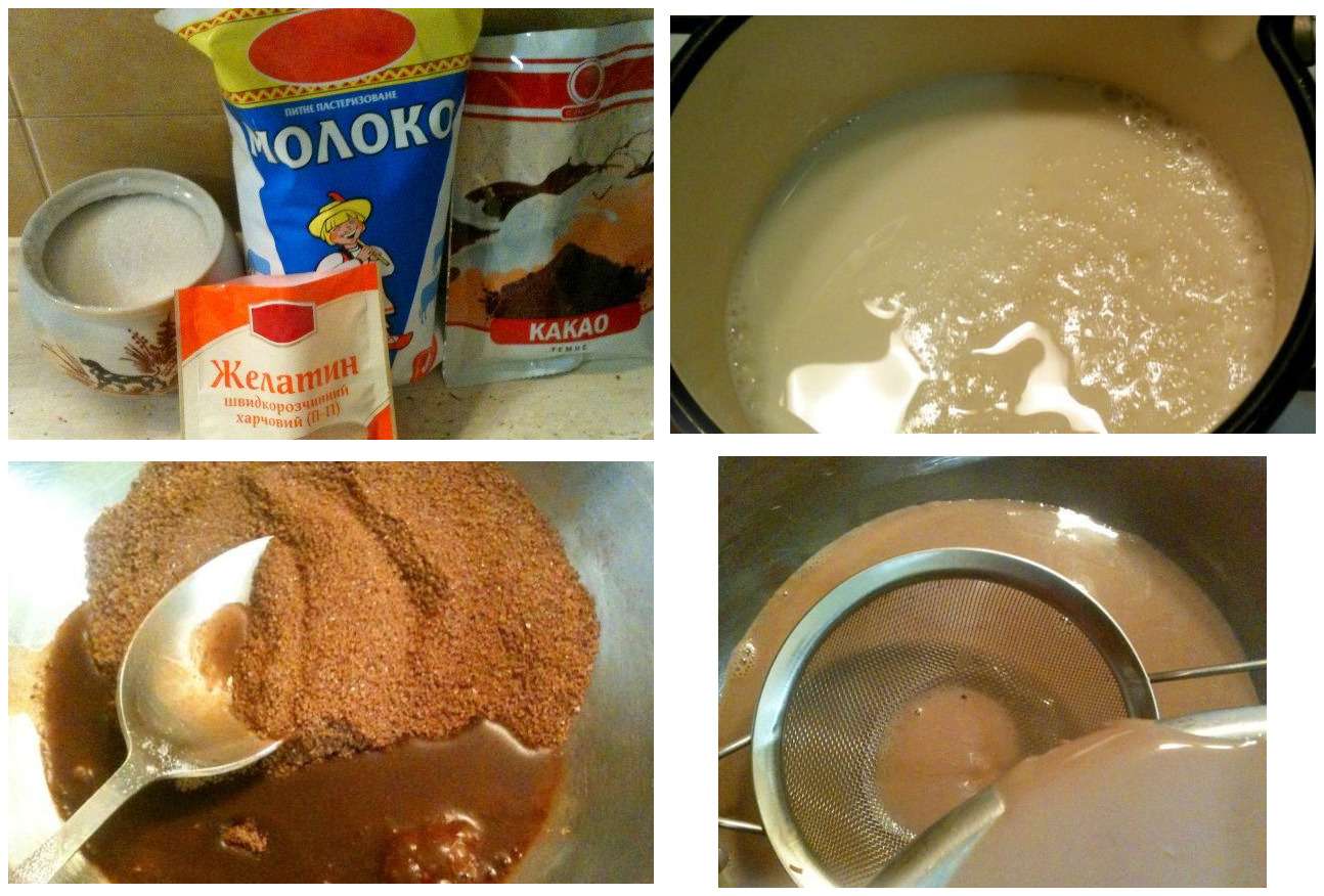 Рецепт бланманже на молоке