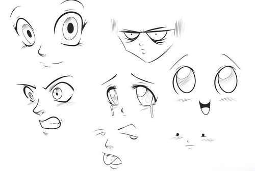 Как в аниме изображать нос? 